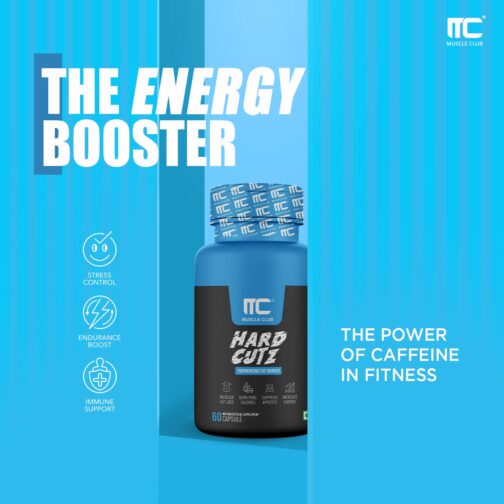 Muscle Club Hard Cutz Thermogenic Fat Burner - 60 Capsules - - Image 3