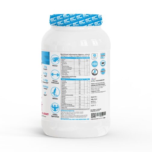 100% Isolate Whey Protein - Advanced Muscle Recovery Formula |27g of Fast-Digesting Pure Protein - Image 2