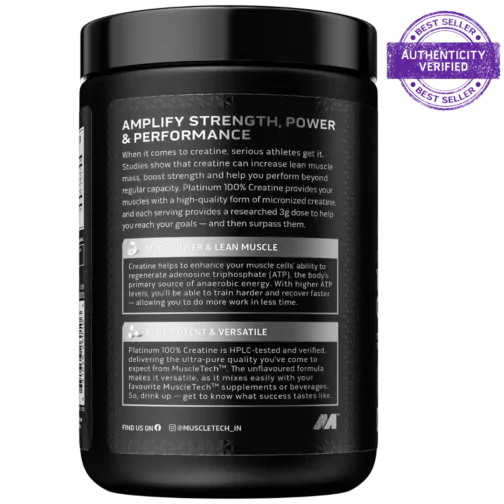 Muscletech™ Platinum 100% Creatine - Image 4